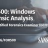 FOR500 Windows Forensic Analysis